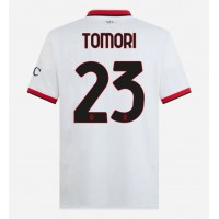 AC Milan Fikayo Tomori #23 Vonkajší futbalový dres 2024-25 Krátky Rukáv